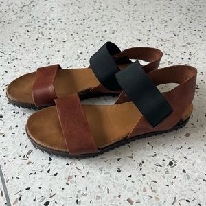 Miz Mooz NWOT Leather Sandals Size 38 US 8 Made In Portugal